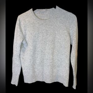 EVERLANE cashmere Classic Crew gray sweater
